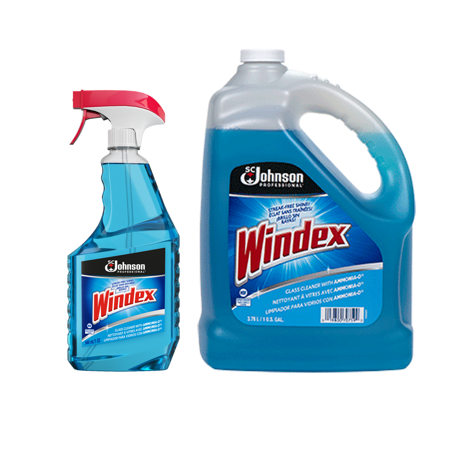 Windex Powerized Glass Cleaners With Ammonia D Sc Johnson Professional